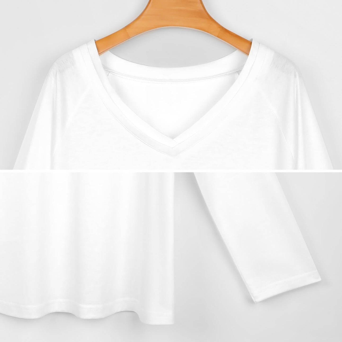 Baha Ranch Retro Pop Western Collage Long Sleeve Top