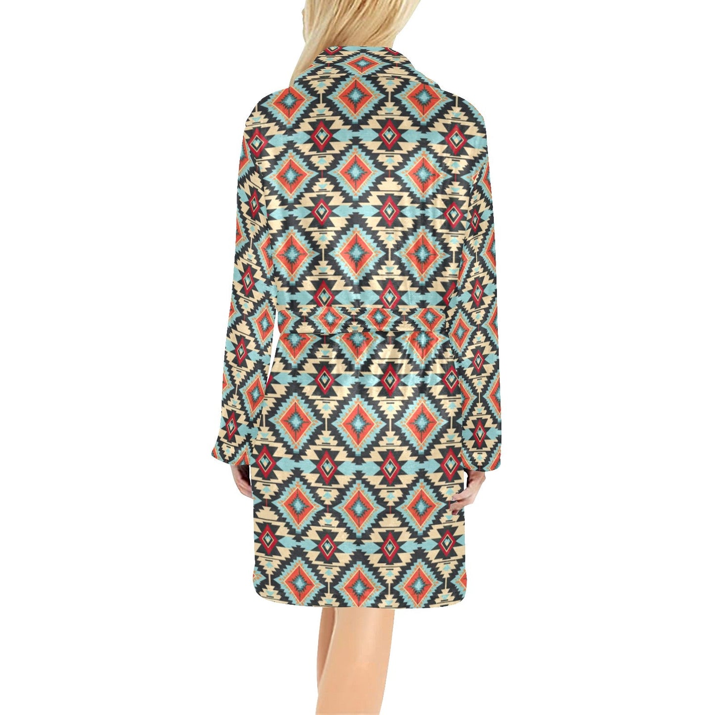 Baha Ranch Colorado Aztec Women's Bath Robe