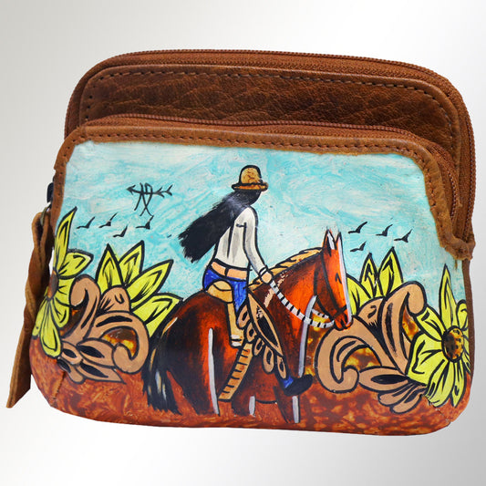 AD COWGIRL COIN PURSE