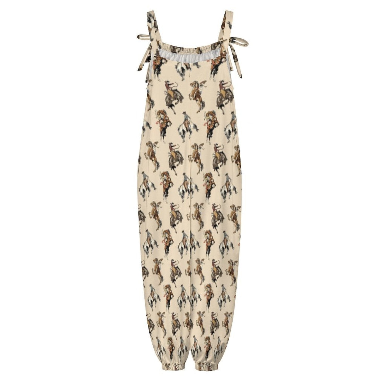 Baha Ranch Vintage Cowgirl Relaxed Fit Overalls Jumpsuit