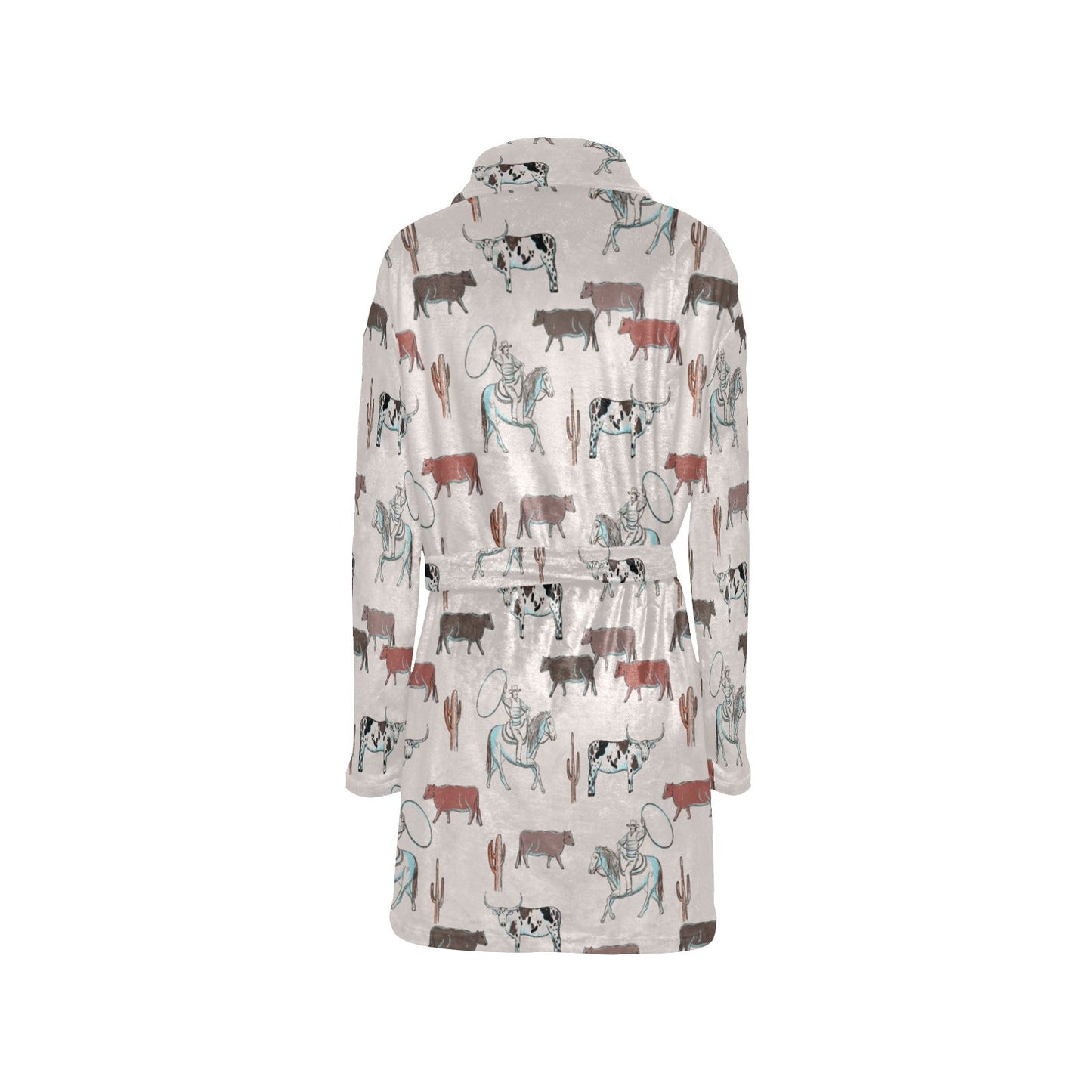 Baha Ranch Cattle Drive Women's Western Bath Robe