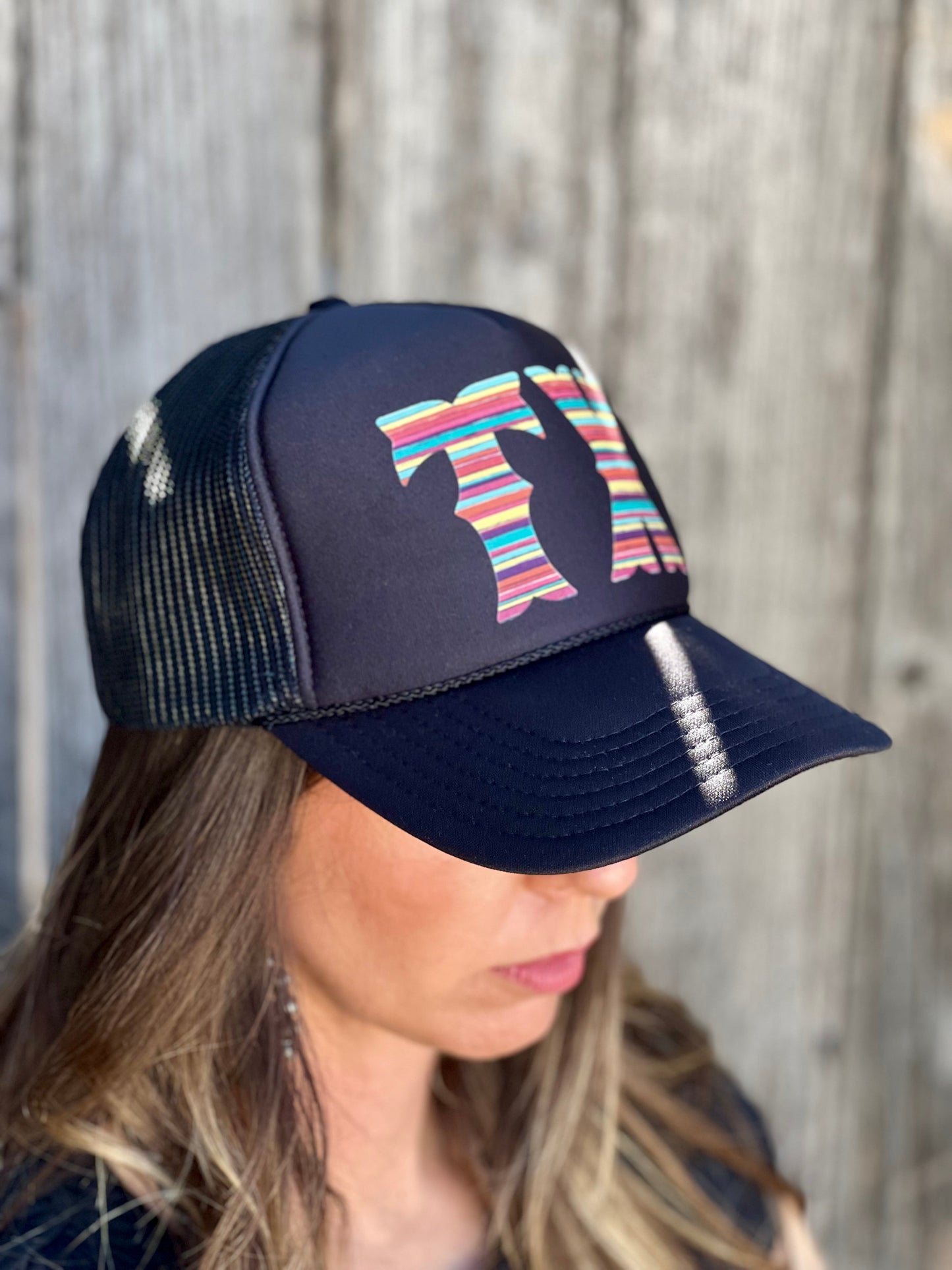 Serape State Custom Foam Trucker Cap