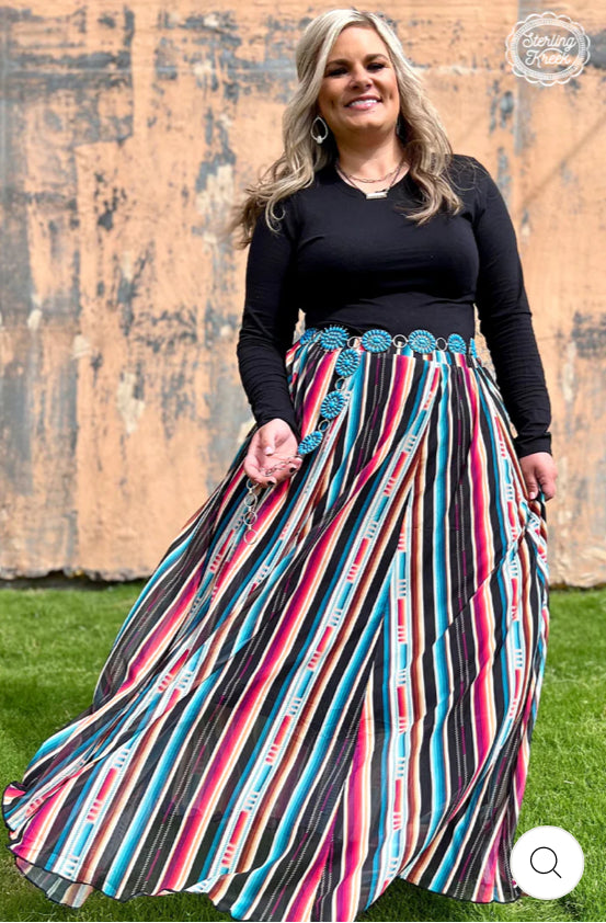 SERAPE KREEK MAXI SKIRT