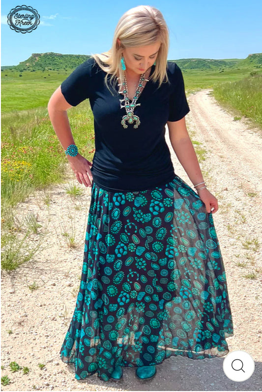 CONCHO KREEK MAXI SKIRT