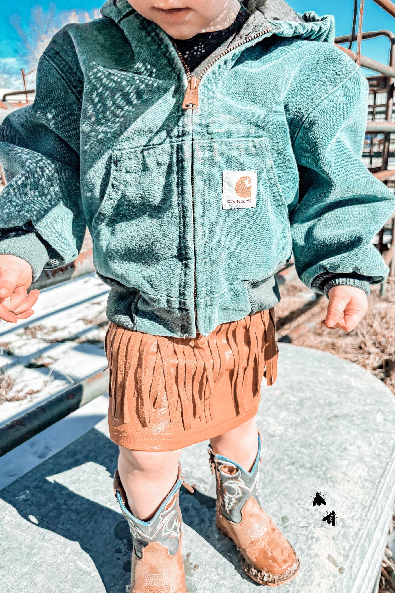 ROUND UP SKORT * SADDLE [KIDS]