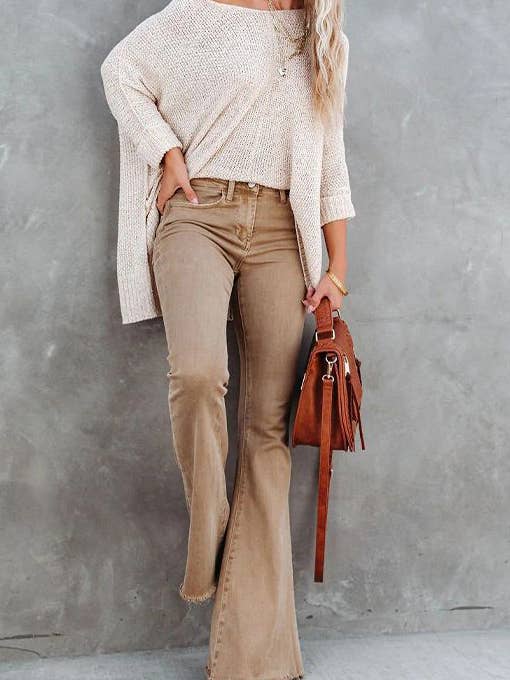 CAMEL TROUSERS