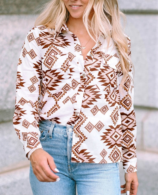 AZTEC BUTTON DOWN