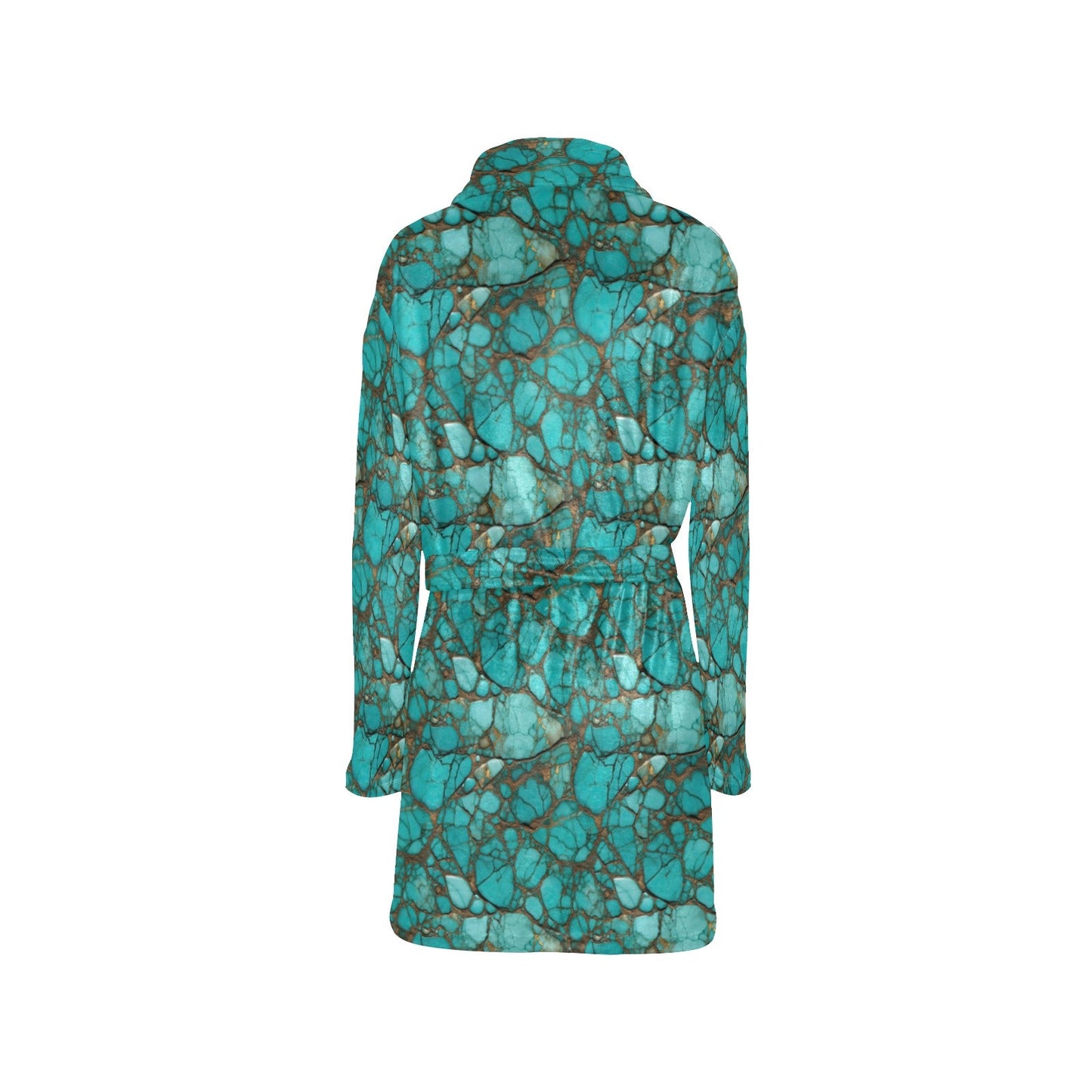 Baha Ranch All Turquoise Women's Bath Robe