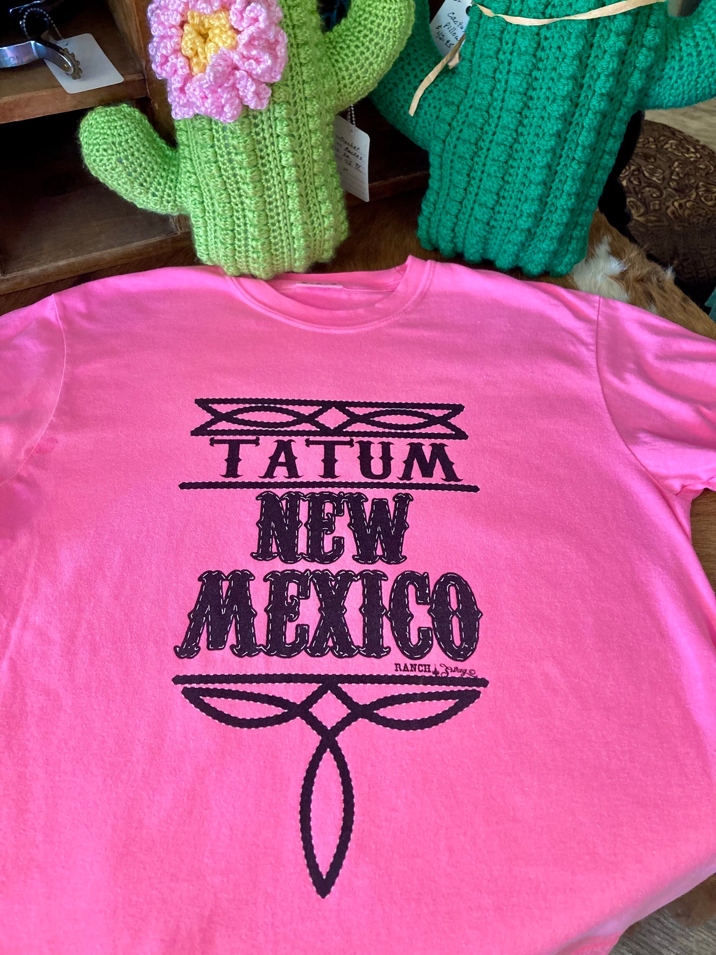 Tatum Boot Stitch Tee Pink