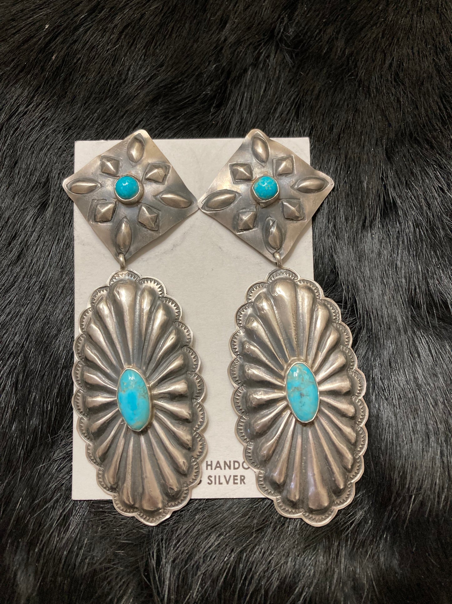 Rita Lee Large Dangle Earrings